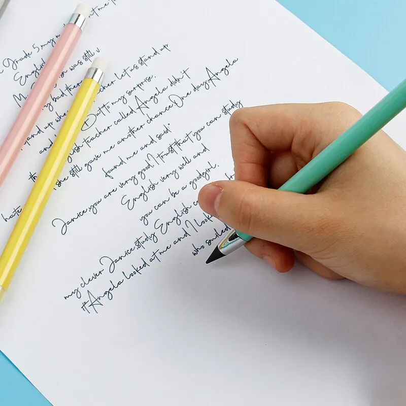Pencil Lead Core 5Pc Color Eternal Wear Resistant Not Easy To Break Portable Replaceable Pen Stationery Supplies