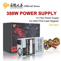 JULONGFENGBAO ใหม่ ATX 350W PSU สําหรับ NAS POS ลงทะเบียนเงินสดเครื่อง 180-264V 24Pin สําหรับ Mini ITX กรณีขนาดเล็ก 1U Flex PC Power Supply 1