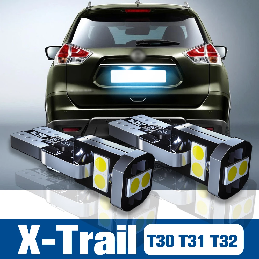 2pcsLEDLicensePlateLightLampAccessoriesCanbusForNissanXTrail