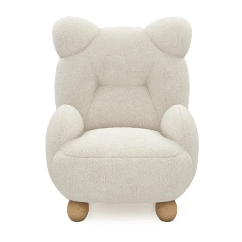 

Lamb Velvet Cream Children's Bear Sofa Chair Cute Baby Single Cartoon Seat Mini Lazy Small Sofa Modern Simplicity New 2023