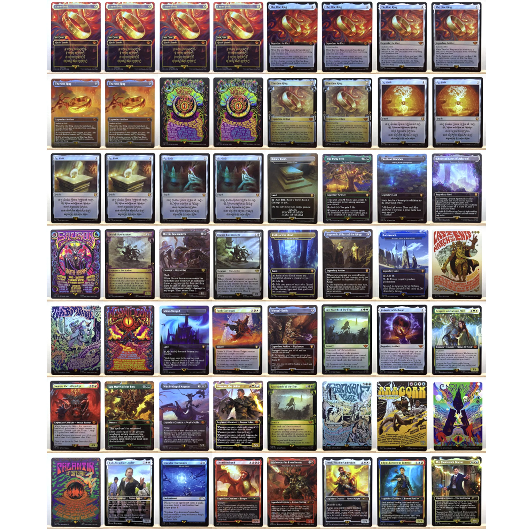 thumbnail image 1 of Treingi 2024 JUEGOS COMPLETOS Cartas Magic REGULARES Cartas HOLO FOIL PROXY Black Core Black Lotus Cartas tcg de ALTA CALIDAD Juegos de mesa el anillo único, 1 of 5
