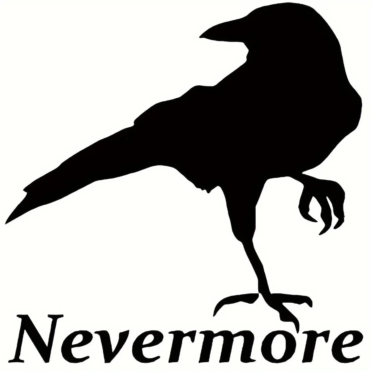 

Автомобильная наклейка Nevermore Raven, Виниловая наклейка для S, грузовиков, фургонов, стен, ноутбука 5,5, аксессуары, обои