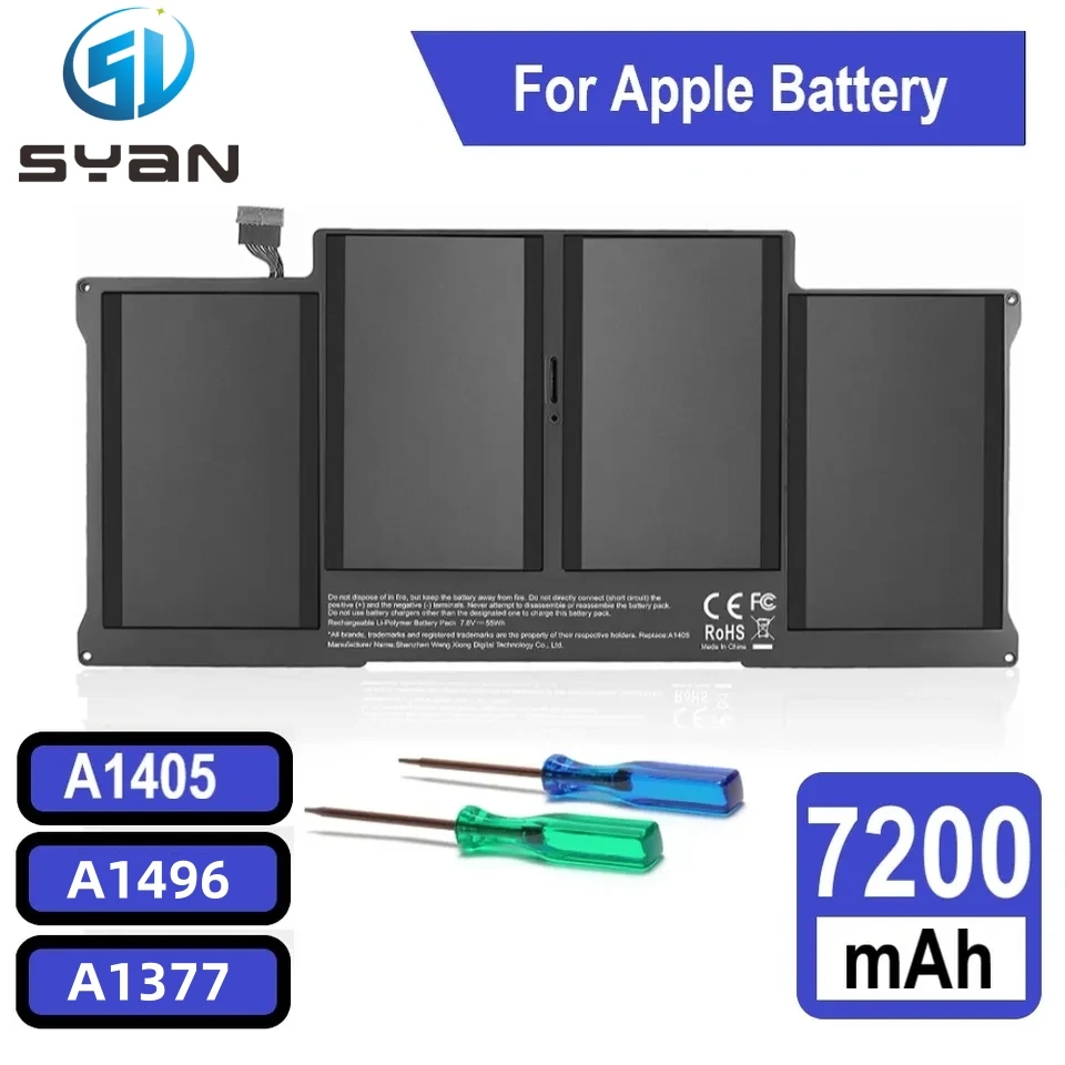 A1405A1496A1377BatteryforAppleMacBookAir13InchReplacement