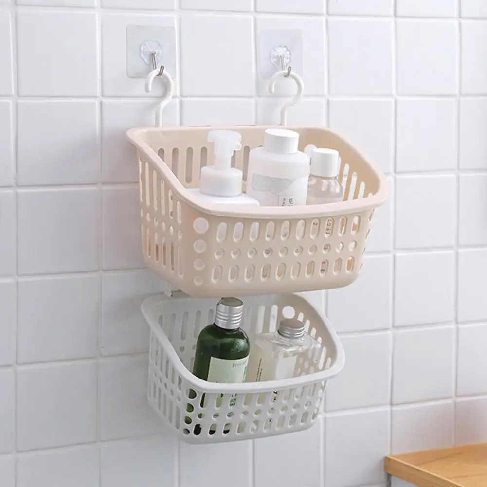 Under Cabinet Storage Basket, Household Kitchen Storage Hanging Basket,  Free Installation Dormitory Desk Storage Artifact, Layered Shelf, Kitchen  Bathroom Bedroom Office Accessories - Temu