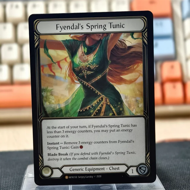 Collectible Game Cards flesh and blood Ghostly Touch Fyendal's Spring Tunic Eye of Ophidia 4