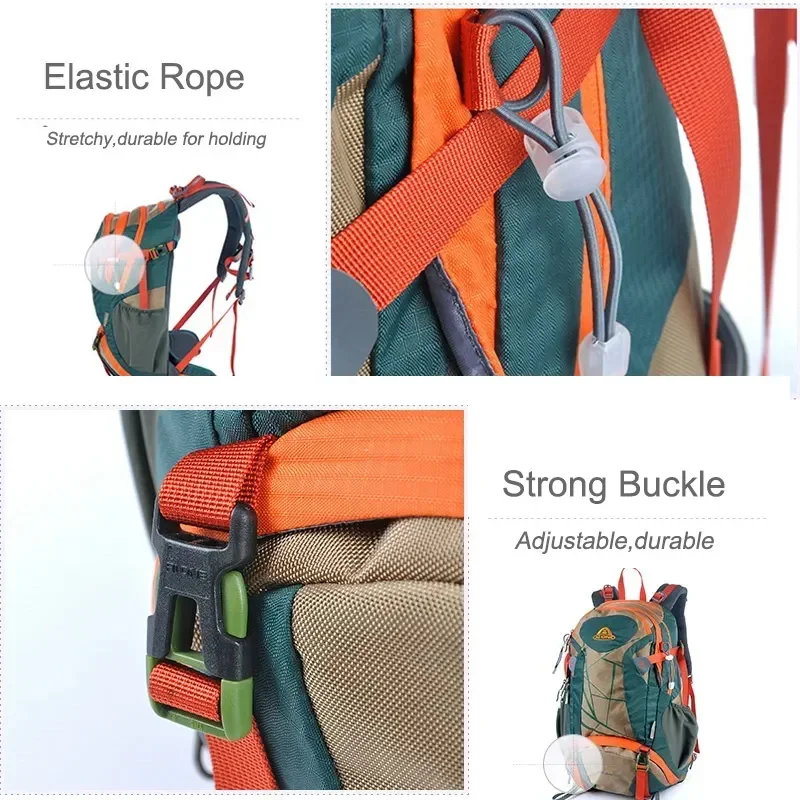30L Lightweight Mountaineering Bag Waterproof Travel Bag Outdoor Motorbike Cycling Camping Backpack Hiking Hydration Waterbag 6