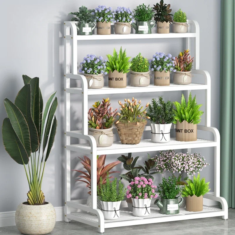 Designer Aesthetics Flower Rack Simple Balcony Flower Rack Living Room Display Wedding Decorations Porte Plantes Home Furniture