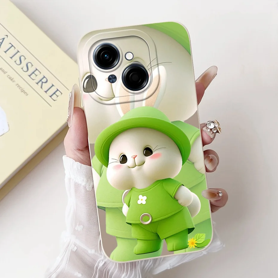 Cute Cartoon Soft Silicone Shockproof Phone Case with Bumpers