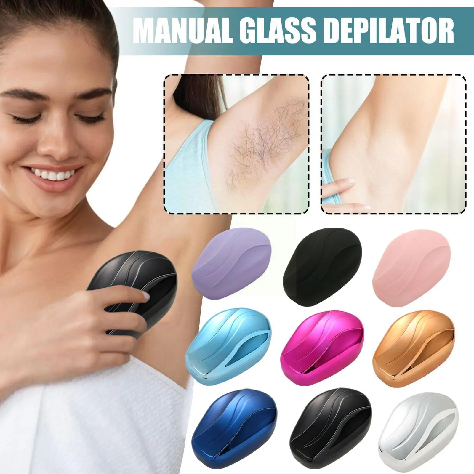 2022 New Painless Physical Hair Removal Epilators Crystal Body Tool