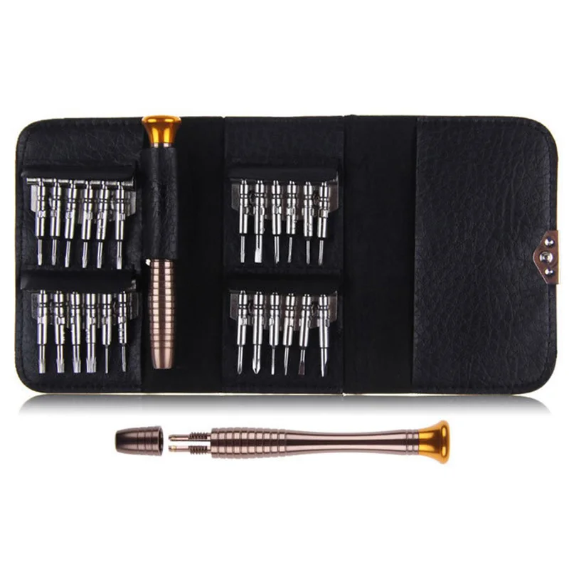 25 In 1 Screwdriver Set Magnetic Mini Precision Screwdriver Bit Set Opening Repair Tools Multifunctional Electronics Repair Tool