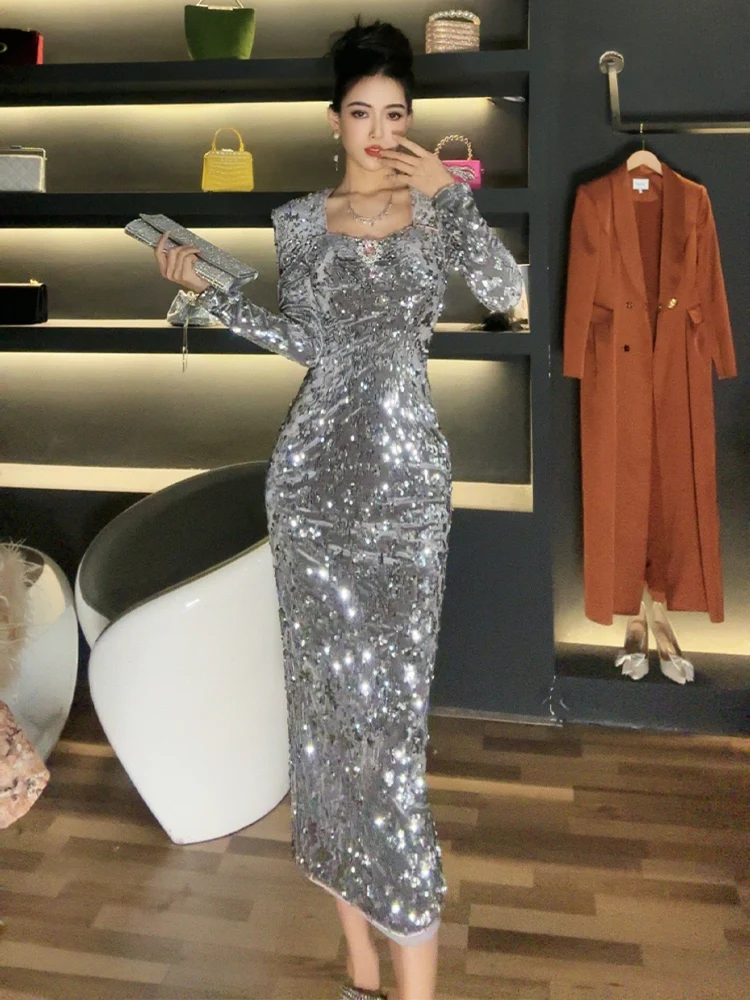 

Gaoding Dress Spring and Autumn 2024 Women's Dress High end Light Luxury Small Crowd Package Hip Skirt