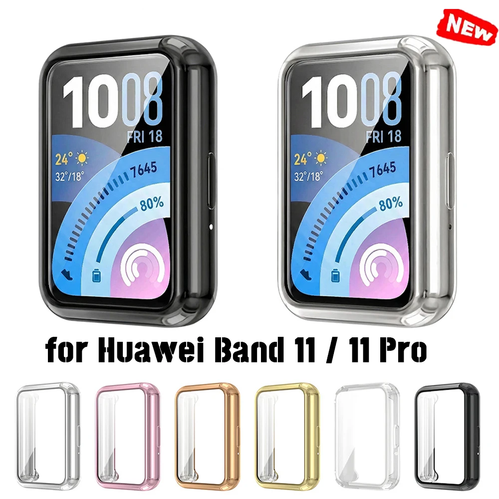 Shockproof Soft TPU Case with Built-in Screen Protector - Full Protection Flexible Cover