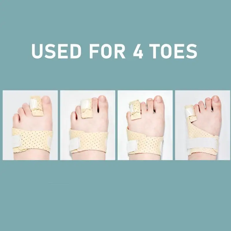 Hammer Toe Straightener Adjustable Hammer Toe Straightener and Corrector Metatarsalgia Claw Toe Mallet Pain Relief Splint Foot Compression Wrap