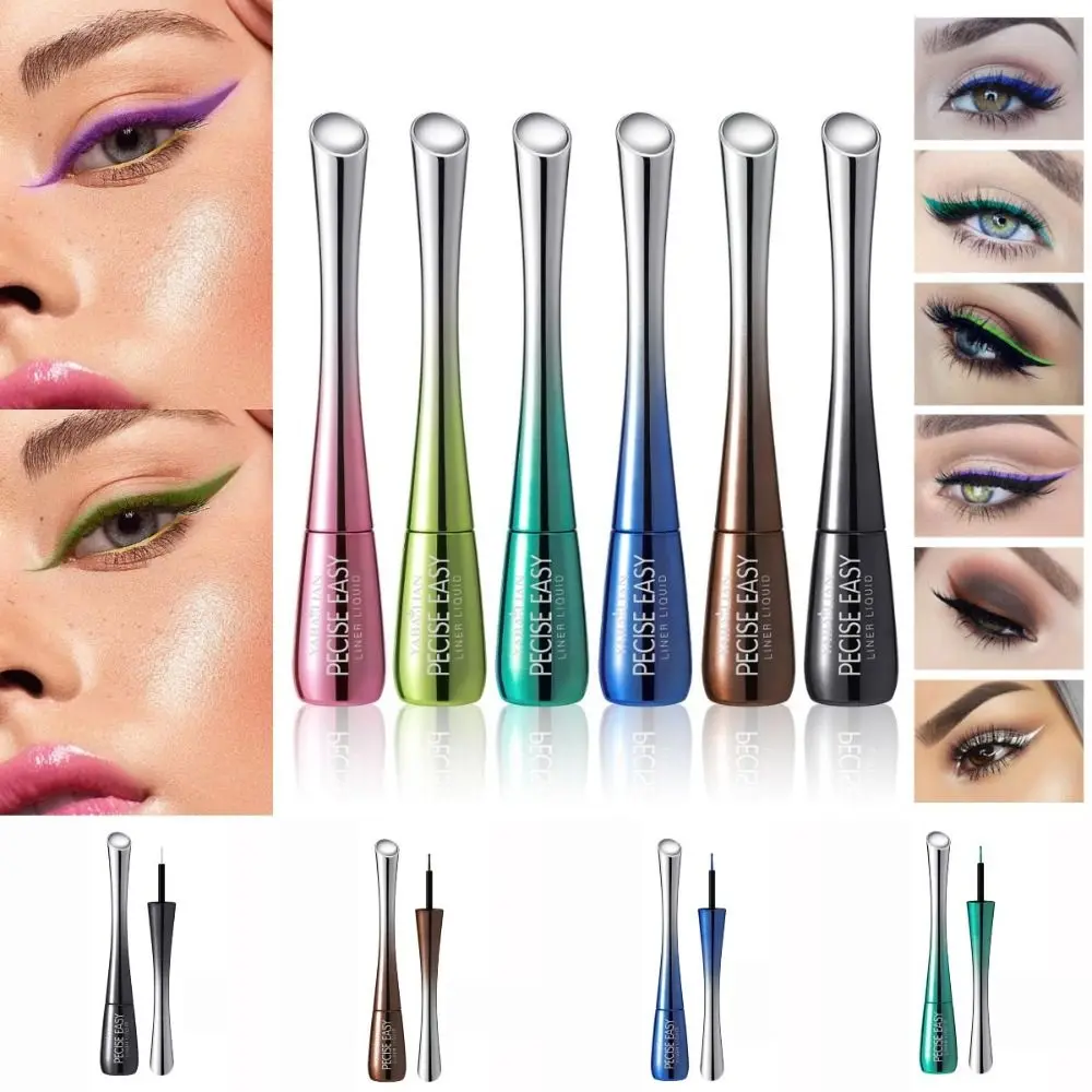 

Colorful Colorful Liquid Eyeliner Waterproof Quick-dry Liquid Eyeliner Pen Smooth Long-lasting Neon Eyeliner Pencil Female