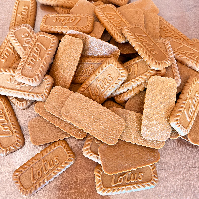 3Pcs Artificial Fake Cookies Simulation Realistic Biscuits Cracker Food Dessert Decoration Display Props Model food model food photography props kitchen food toys fake food prank toys