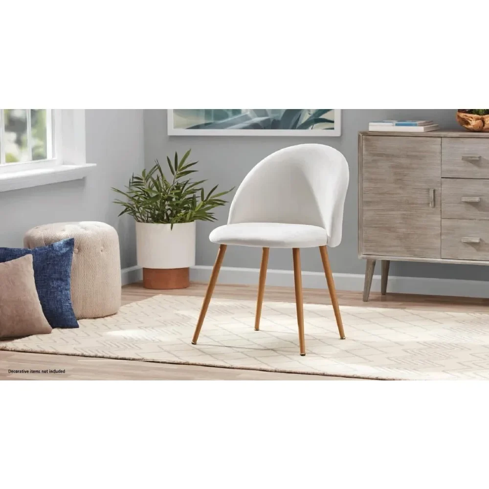 

Mainstays Modern Accent Chair, Cream White