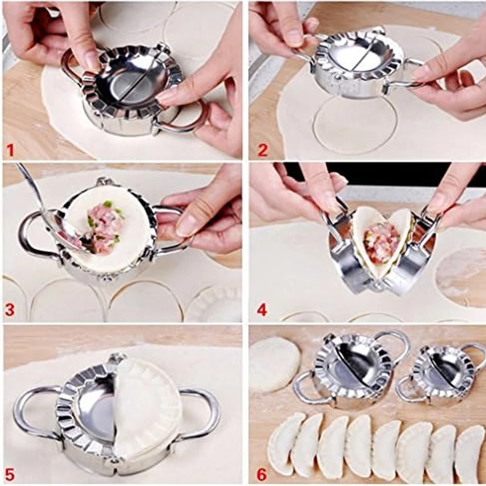 Ravioli- & Dumpling-Maker Set – 2-teilig, Aus Kunststoff, Zum Formen Von Teigtaschen & Empanadas
