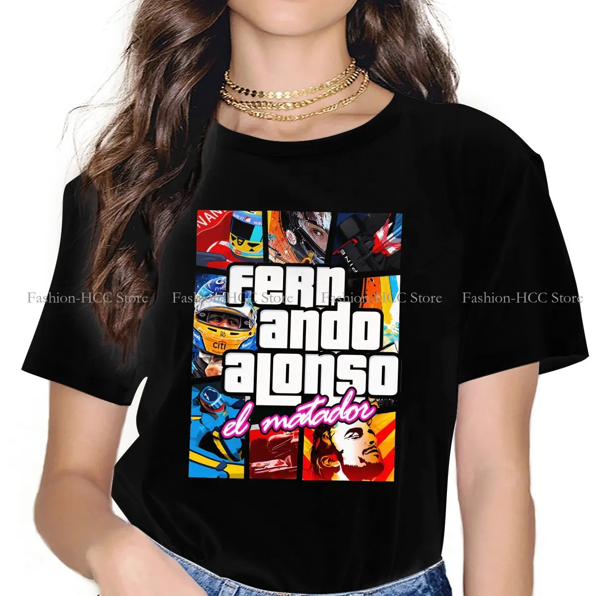 Camiseta de poliéster GTA, camisa de alta calidad, HIPHOP, Idea