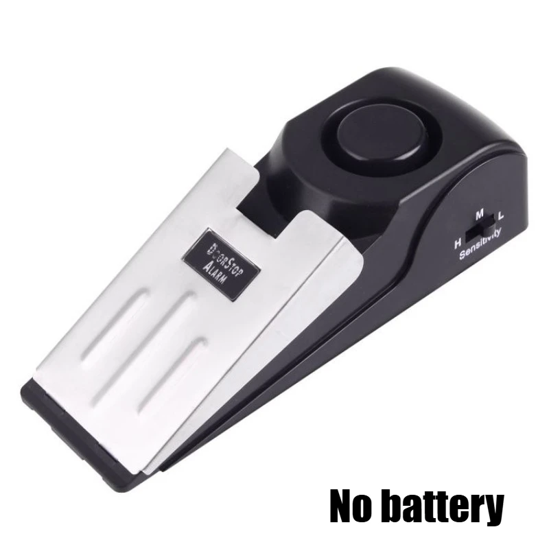 1/2Pcs 120DB Портативна бездротова дверна зупинка Сигналізація Домашня система безпеки Звук сирени Охоронна сигналізація для подорожей