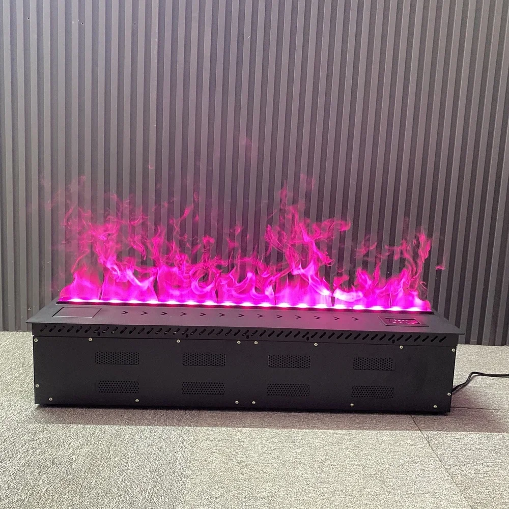 800mm APP colors adjustment home indoor decoration multi colors changing artificial simulated flame water vapor steam fireplace