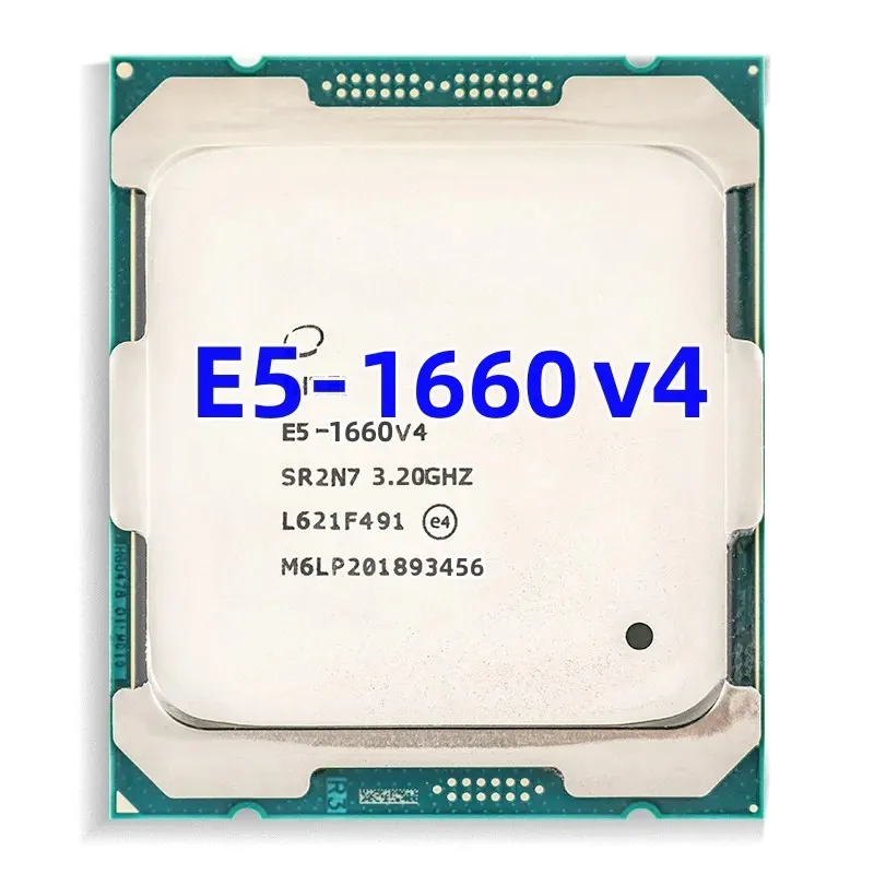 

E5-1660V4 Xeon E5 1660V 4 CPU Support x99 Motheboard SR2PK 3,20 GHz 8-Cores 20M LGA2011-3 3200 MHz 140W 14nm