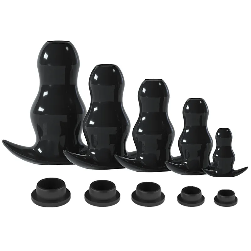 5 Dimensioni Plug Anale Vuoto/Dilatatore/Dildo Speculum Morbido Massaggiatore Prostatico Butt Plug Set Intimo/Clistere Giocattoli Sessuali Per Donne U