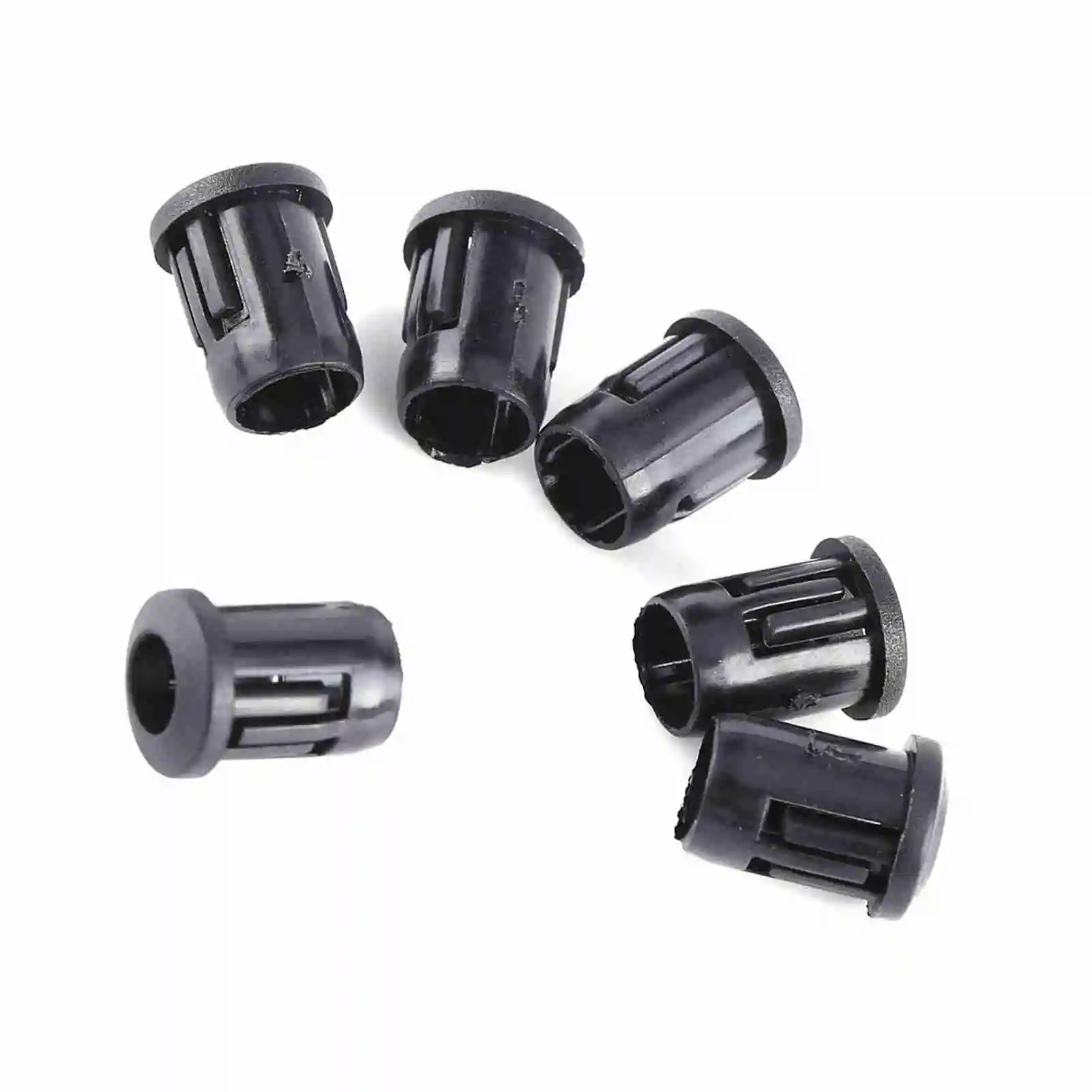 5mm LED 50Pcs Lamp Socket Diode Holder Nylon Black Clip Bezel Mount Useful