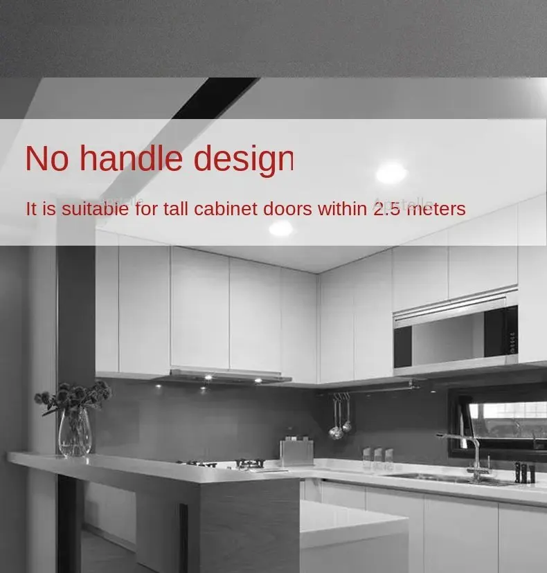 Cabinet Door Rebounder Press Type Handle Free Press Type Wardrobe Door Spring Pusher Touch Bead Touch Magnetic Self Spring