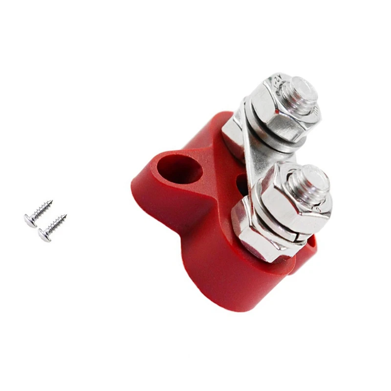 

Terminal Block Studs M8 48V Junction Block Bus Bar Dual Heavy Duty Power Distribution Stud For Truck RV Boat