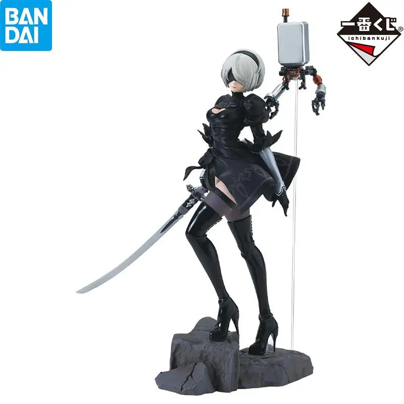 

Женская BANDAI Ichiban Kuji NieR:Automata Ver1.1a A 2B pod 042 фигурка аниме экшн-модель коллекционные игрушки в подарок