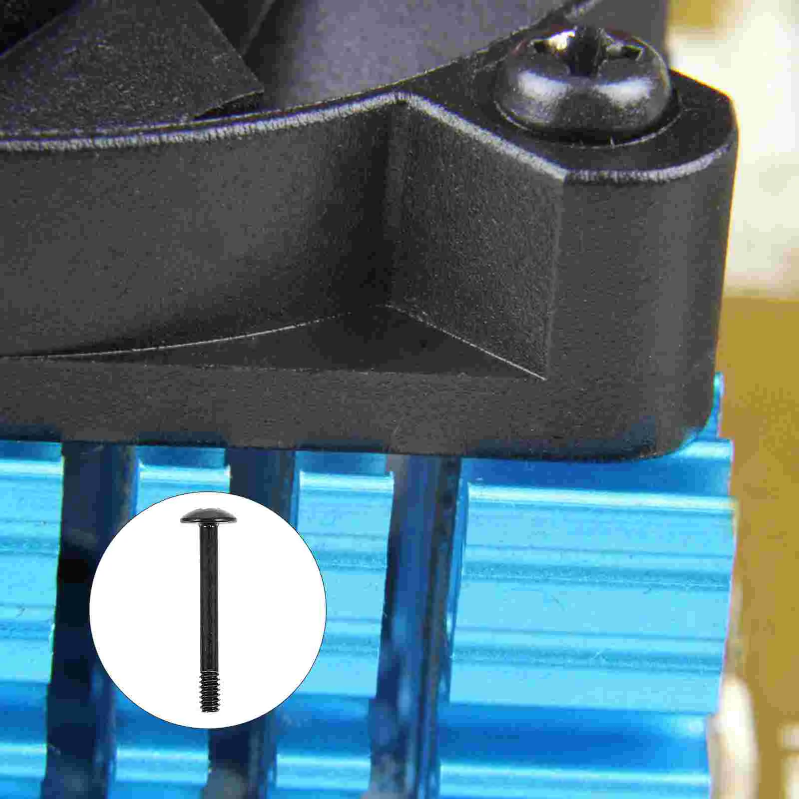 

50 Pcs Computer Case Accessories Cooling Fan Mount Screws Metal Tapping Round Head