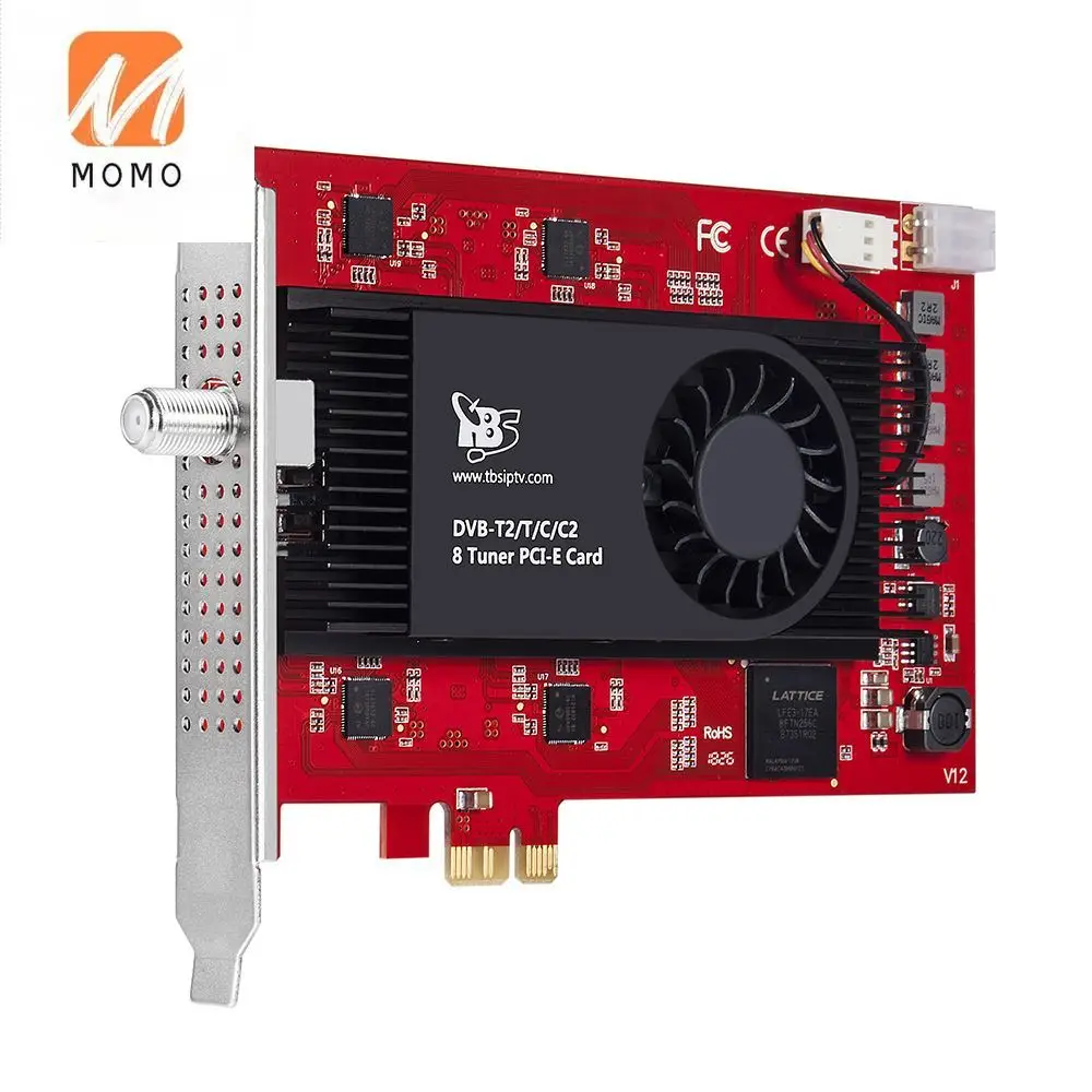Sintonizador TBS6209, 8 DVB-T2, C2 T, C, ISDB-T, tarjeta PCIe ̺ terrestre HD/SD  vivo, canales de TV FTA