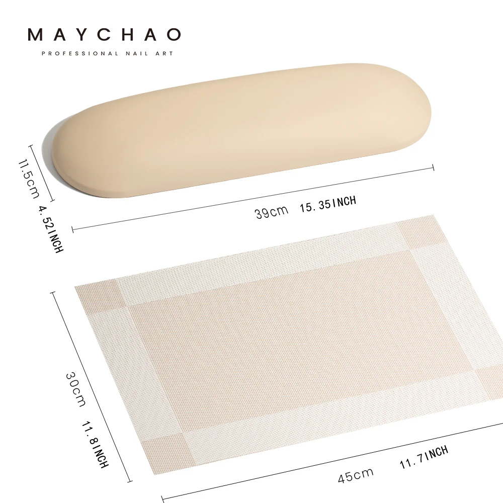 MAYCHAO PU Soft Hand Palm 4 Colors Rest Manicure Table Arm Rest PVC Hand Pillow Cushion Russian Style Manicure Pillow Salon Tool