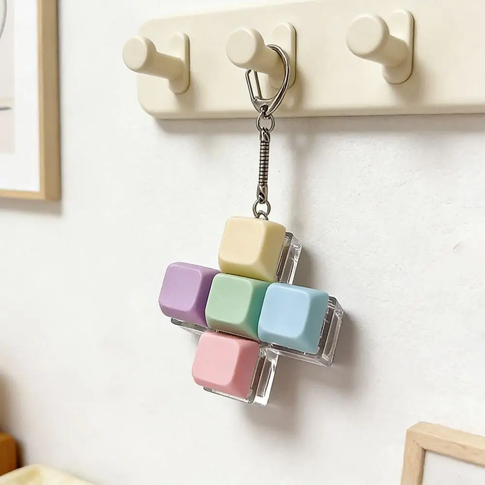 Enhanced Mechanical Keyboard Fidget Keychain - Perfect Gift