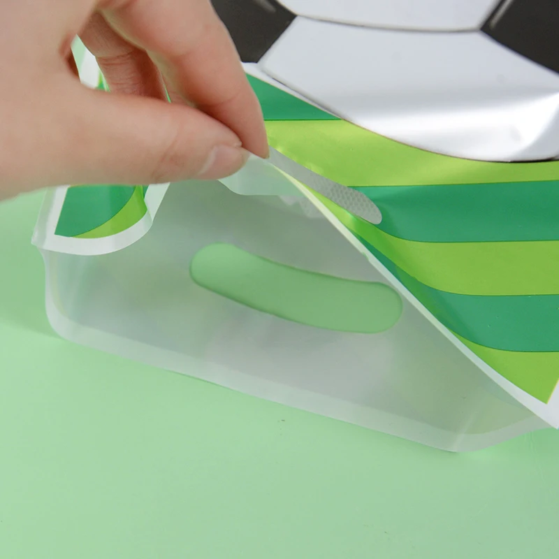 6/10/50 stücke Fußball Thema Geschenk Taschen Fußball Süßigkeiten Cookie Verpackung Tasche Fans Party Favor Taschen Für Jungen geburtstag Party Dekoration – Detail 9