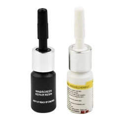 2Bottles Glass Repair Solution Car Windshield Repair Tools DIY Window Repair Tools Windscreen Glass Scratch Crack Restore