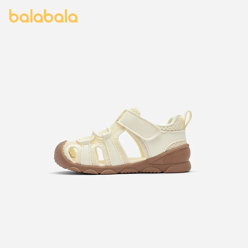 Balabala Baby Walking Shoes Boys Girls Children Sandals Shoes for Infants 2024 Summer New Anti-Slip Breathable Mesh 6