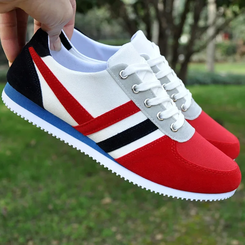 2024 Hot Seller Men Canvas Shoes Man Casual Shoes Sneaker Men Shoe Trainer Men Soft Sole Running Shoe for Man Tenis 3