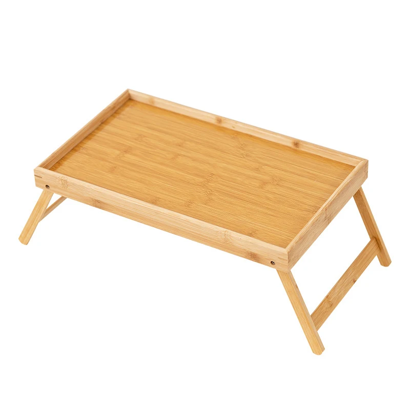Bed Tray Table Folding Legs Portable Breakfast Tray for Sofa Eating, Drawing, Platters Bamboo Serving Lap Desk Snack Tray Bed Tray Table Folding Legs Portable Breakfast Tray for Sofa Eating, Drawing, Platters Bamboo Serving Lap Desk Snack Tray