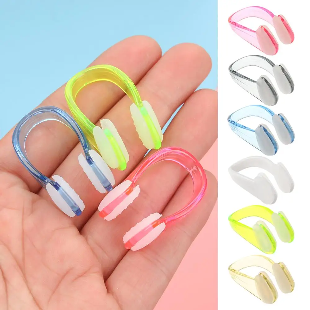 

4pcs Swimming Nose Clip Earplug Earplugs Suit Swim Earplugs Small Size FOR Adult Children Waterproof Soft Silicone Nose Clip