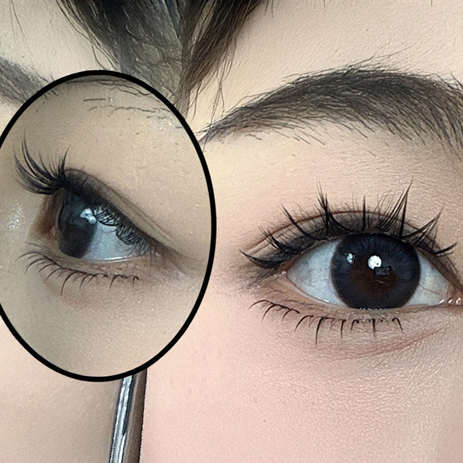 DIY Lower Segmented Eyelashes False Eyelashes Woman DIY Bottom Eyelashes for Women and Girls Cosmetic Supplies Makeup Tools