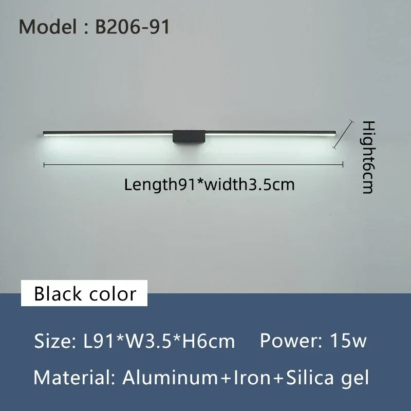 Length 90cm Black