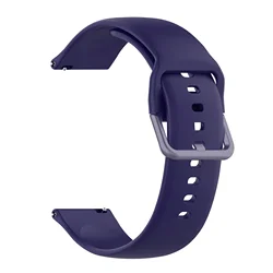 Versatile Silicone Sports Wristband for 20MM (Midnight blue)