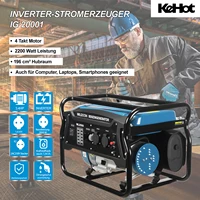 Générateur à essence à inverseur BS2500 2200W, moteur 4 temps 7,0 CV, avec prise 230V pour le camping et les camping-cars 1