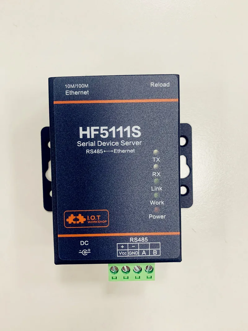 

HF5111S Serial Server Industrial Serial Port Server RS485 to Ethernet 3 Sockets Romote Management D2D/MQTT/Modbus