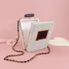 Luxury Rhinestone Evening Bags Acrylic Paris Perfume Shaped Bag Purses Clutch Vintage Banquet Handbag Shoulder Crossbody Bags 2