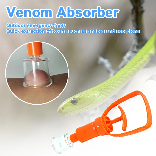 Outdoor Camping Survivor Venom Extractor Kit Safe First Aid Kit Safety Venom Bee Mosquito Bite Protector Vacuum Aspirator 5