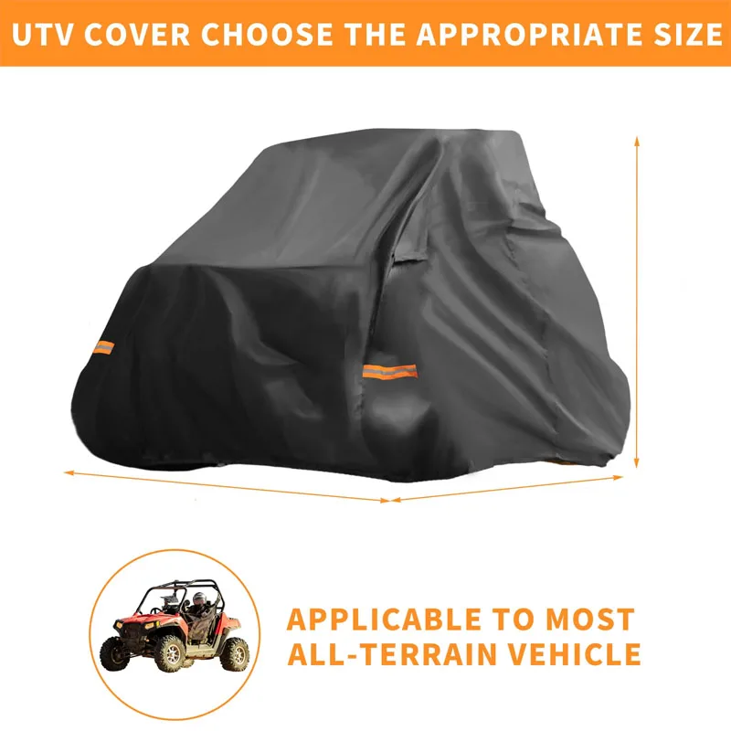 Can-am Defender MAX UTV Ŀ,   Ŀ, ߿  ȣ, 210D-PU, 256x110x120cm