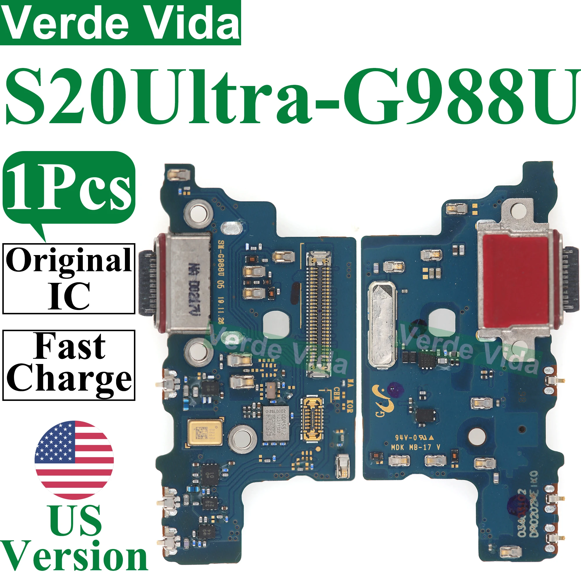 USB شحن ميناء مجلس النسخة الأمريكية حوض موصل الكابلات المرنة لسامسونج S928U S918U S908U S906U S23 S24 الترا S22 زائد S21 FE