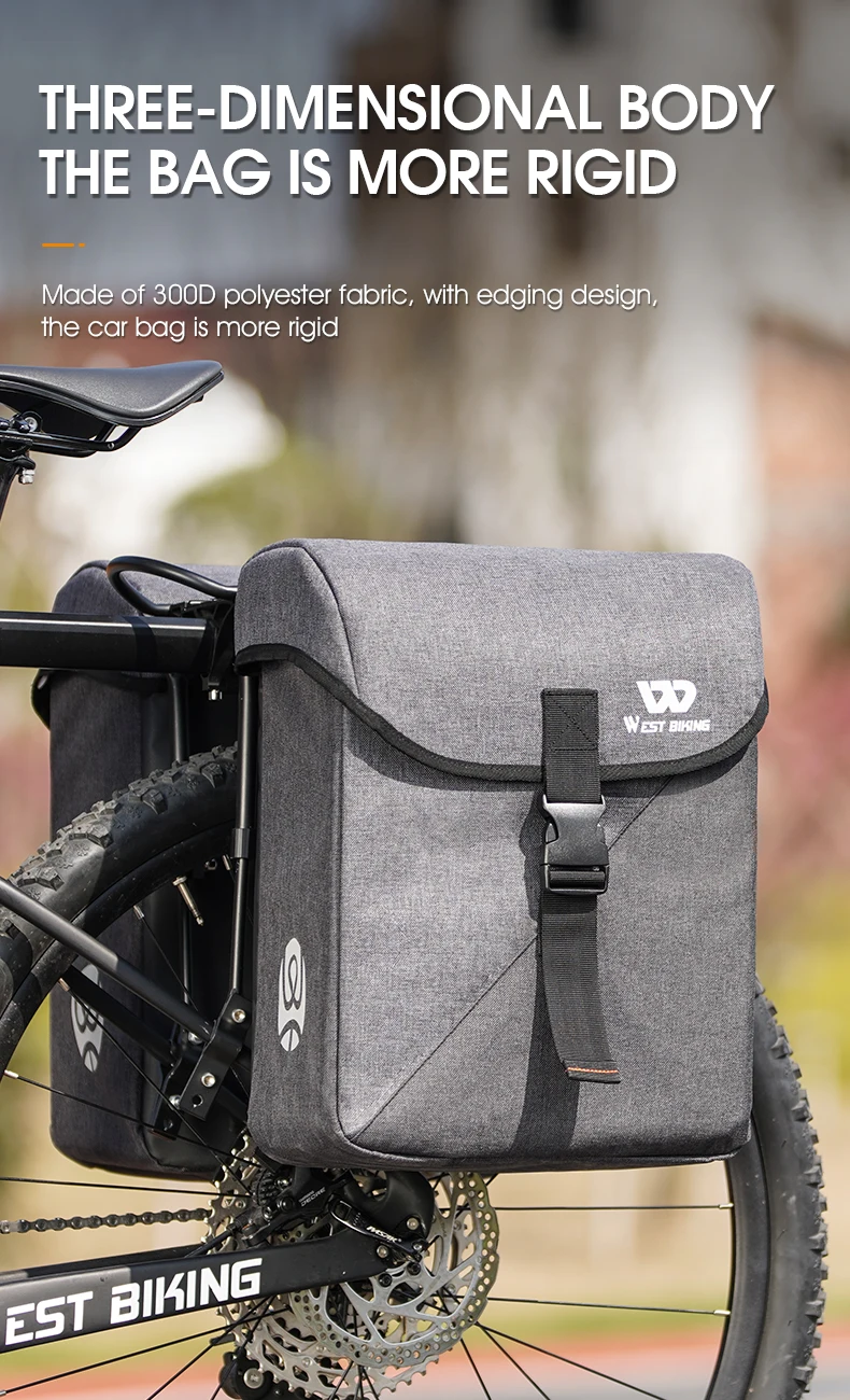 Bike Bag Pannier Trunk Bicycle Saddlebags Bike Rear Seat